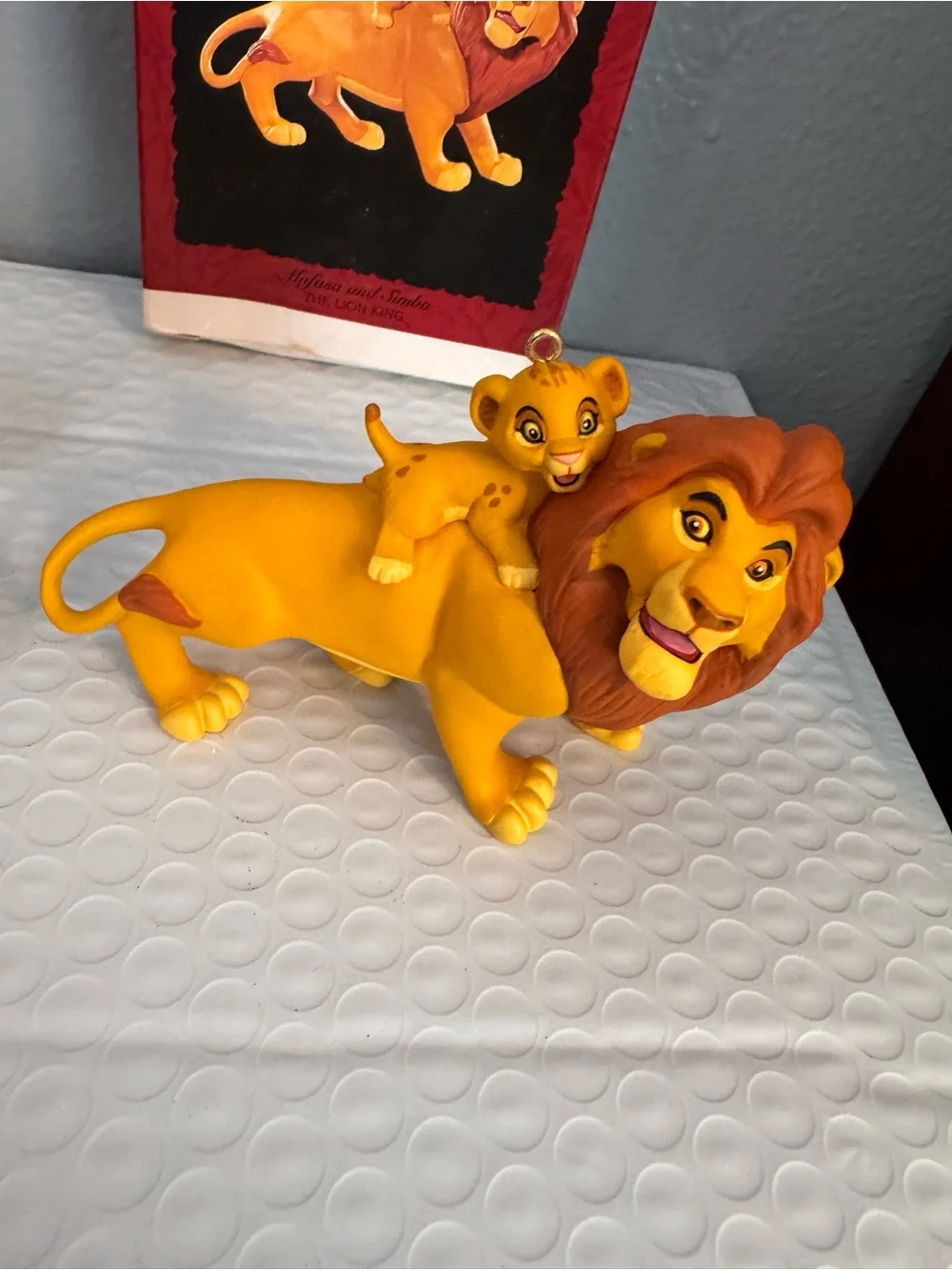 Disney Lion King, Mufasa, Simba & Nala ornaments